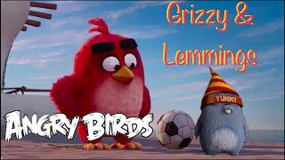 Grizzy & Lemmings meets Angry Birds - parody (Fan made)