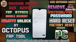 Samsung A20 Hard Reset|Samsung Galaxy A20 FRP Bypass|How to factory reset and FRP Bypass Samsung A20