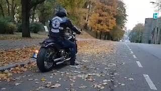 Yamaha Dragstar XVS 1100, Cobra Exhaust, awesome sound, decibel killer