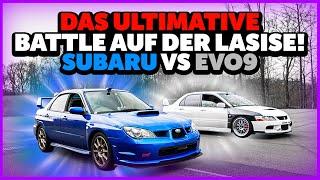 JP Performance - DAS ULTIMATIVE BATTLE! | Subaru WRX STI VS Evo 9