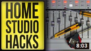 5 Home Studio Hacks in 5 Minutes - beginners home studio tips and tricks!