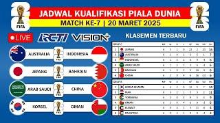 Jadwal Kualifikasi Piala Dunia 2026 Match 7 • Indonesia vs Australia • Jepang vs Bahrain • Live RCTI