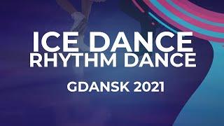 Irina KHAVRONINA / Dario CIRISANO RUS | ICE DANCE RHYTHM DANCE | Gdansk 2021 #JGPFigure