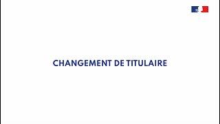 Immatriculation - Changement de titulaire