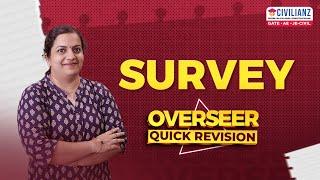 Surveying | Overseer Quick Revision Class | Free Class | Civilianz