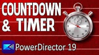 Add Countdowns and Timers to Your Videos | PowerDirector