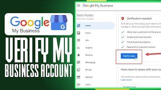 How To Verify Google My Business Account (2024) Simple Tutorial