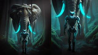 Forest And Elephant Photoshop Manipulation Tutorial