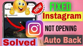 Instagram not opening | Instagram open nahi ho raha hai | Instagram keeps stopping problem fixed