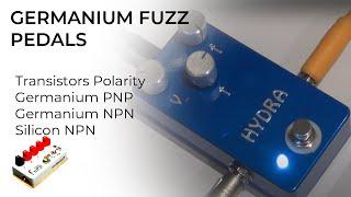 Germanium Fuzz Pedals - PNP and NPN