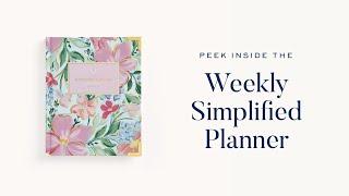 Peek Inside the 2023-2024 Weekly Simplified Planner | Simplified® by Emily Ley