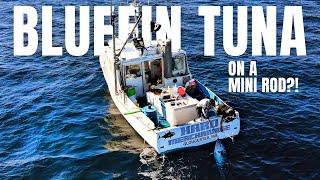 Reeling in a GIANT Bluefin Tuna on a MINI Rod with Wicked Tuna’s Hard Merch!