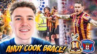 ANDY COOK BRINGS THE FIREWORKS TO SMASH RIVALS - Bradford City 2-1 Carlisle United Vlog