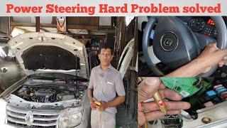 Power Steering Hard Renault Duster Problem Solved