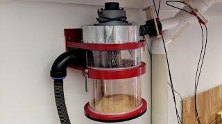 Mini Cyclone Dust Collector Built from Shop Vac