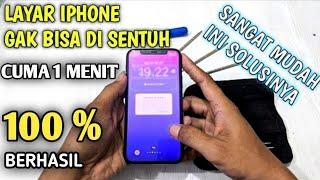 CARA MENGATASI LAYAR IPHONE TIDAK BISA DISENTUH |  LAYAR IPHONE TIDAK BISA DISENTUH