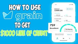 HOW TO USE GRAIN TO GET A $1000 LINE OF CREDIT IN 2021!! (BOOST YOUR CREDIT SCORE NOW)