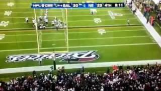 Billy Cundiff MISSES game-tying field goal in 2012 AFC Championships (Ravens vs. Patriots)