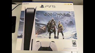 Playstation 5 God of War Ragnarok Bundle Unboxing!