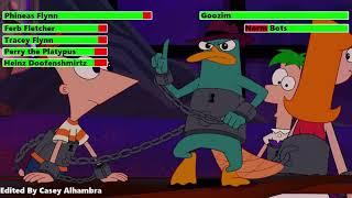 Phineas and Ferb the Movie: Across the 2nd Dimension (2011) Goozim Escape with healthbars