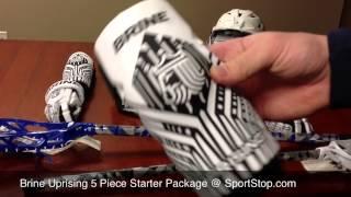 Brine Uprising 5-Piece Lacrosse Starter Package - overview by SportStop.com