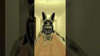 monster rabbit jumpscare with twist in backrooms doors #zoonomaly