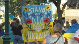 Hundreds gather to raise awareness about Ukrainian prisoners of war