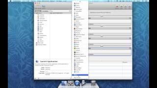 Open many applications with one click on a Mac using Automator