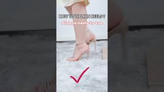 #heel #heelsshoes #highheeled #shoes How to walk in heels？