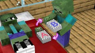 Baby Zombie Swapped - Sad Story - Minecraft Animation