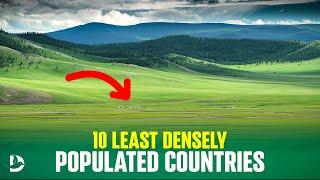 10 Least Densely Populated Countries in The World