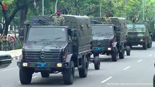 Mantab! Parade Alutsista di Upacara HUT ke-77 TNI