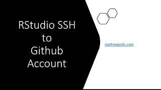 Connect RStudio to Github Account via SSH