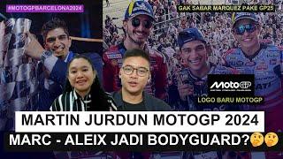 KUPAS TUNTAS!! Botol Sampanye Jurdun Martin Pecah, Balas Budi Marquez - Bagnaia? Logo Baru MotoGP