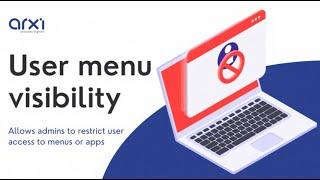 Odoo apps - User Menu Visibility