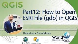 How to Open ESRI (ArcGIS) File GeoDatabase (gdb) in QGIS #qgis #arcmap #opensource #arcgis