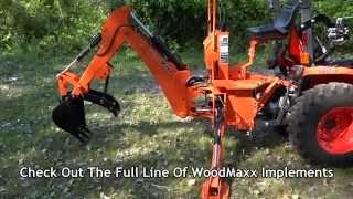 WoodMaxx  WM-6600 3-point Hitch Backhoe Attachment 2015