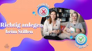 Richtig anlegen beim Stillen – So machst du’s richtig! | Still-Tutorial | hallohebamme