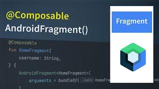 Call fragments as composable functions using AndroidFragment