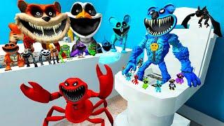 TOILET ALL FORGOTTEN SMILING CRITTERS POPPY PLAYTIME 3 SPARTAN KICKING in Garry's Mod !