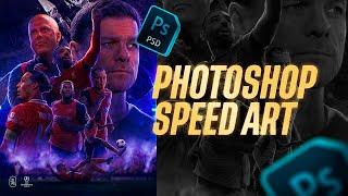 SPEED ART - LIVERPOOL X BAYER LEVERKUSEN CHAMPIONS LEAGUE - PHOTOSHOP TUTORIAL