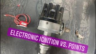 Electronic ignition vs. Points