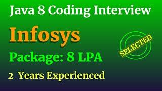 Infosys Java8 Coding Interview Question Answers