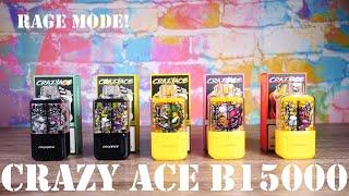 It Has RAGE Mode! Crazy Ace B15000 Review! VapingwithTwisted420