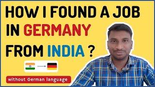 How I found a job in Germany from India ? | English speaking IT jobs in Germany 2023