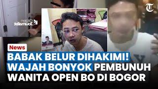 BABAK BELUR! Wajah Bonyok Pembunuh Wanita Seusai Open BO di Bogor, Pelaku Dapat Salam Olahraga Warga