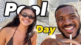 Indonesian Girl  Invites me to a Pool Day in Canggu Bali