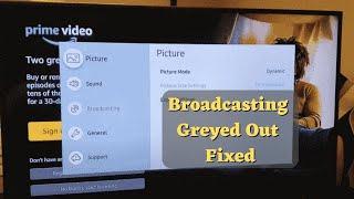 How To Fix Broadcasting Greyed Out on Samsung Smart TV || Broadcasting Greyed out Samsung TV