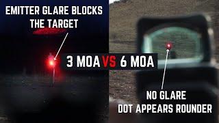 3 MOA vs 6 MOA - Subtle Things Affecting Emitter Glare & Astigmatism