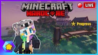 🟣Working on the Base! In HARDCORE MINECRAFT 1.21 - Survival Let's Play